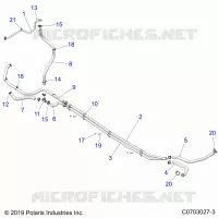 REFROIDISSEMENT ROUTING ENGINE