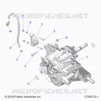 SYSTÃˆME DE TRANSMISSION, MAIN GEARCASE MOUNTING