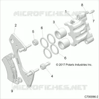 FREIN AVANT CALIPER