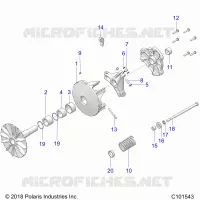 SYSTÃˆME DE TRANSMISSION, PRIMARY CLUTCH