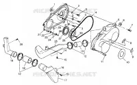 COUVERCLE D'EMBRAYAGE (300) XPRESS 300 W97CA28C (4939603960C007)