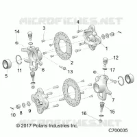 SUSPENSION AVANT HUB