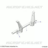 CARROSSERIE ARRIERE RACK SUPPORT