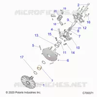 SYSTÃˆME DE TRANSMISSION, PRIMARY CLUTCH