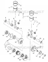 PISTON ET VILEBREQUIN