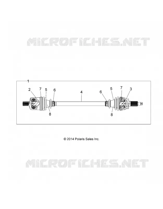SYSTEME DE TRANSMISSION, FRONT HALF SHAFT
