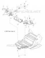 CHASSIS, AMORTISSEUR TOWERS