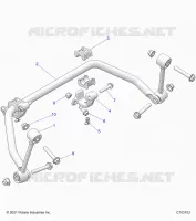 SUSPENSION, FRONT, BARRE STABILISATRICE
