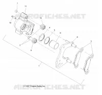 BRAKES, BRAKE ETRIER DE FREIN AVANT