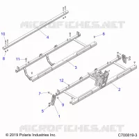 CHASSIS, SIEGE SUPPORTS