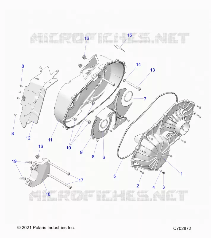 SYSTÃˆME DE TRANSMISSION, CLUTCH COVER ASM.- G24G5K99A/99B (C702872)