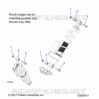 SUSPENSION, SUPPORT AMORTISSEUR , REAR SUSP.