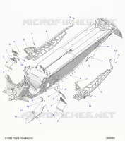CHASSIS, PROTECTION D'EMBRAYAGE, FOOTRESTS, AND RUNNINGBOARDS