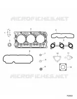 MOTEUR, UPPER GASKET KIT 