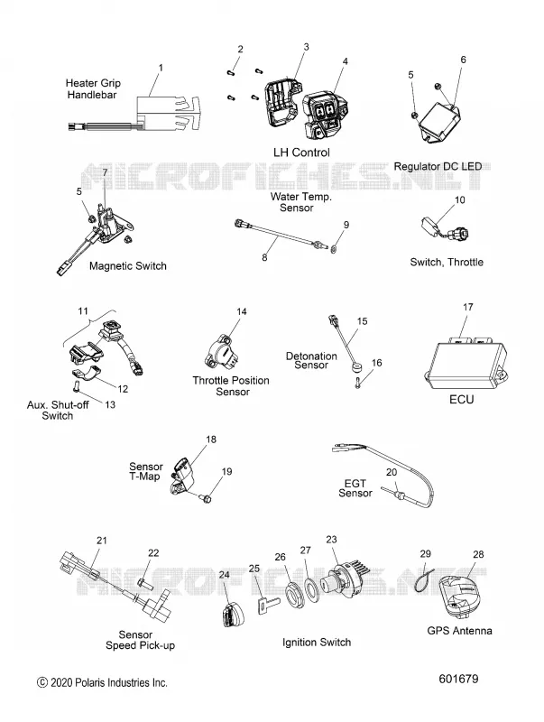 ELECTRICITE, SWITCHES, SENSORS AND COMPONENTS