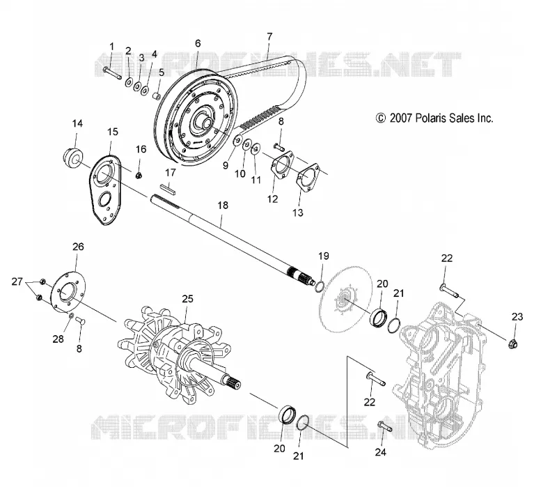 SYSTÈME DE TRANSMISSION, ARBRE DE TRANSMISSION AND JACKSHAFT