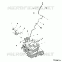 SYSTÃˆME DE TRANSMISSION, MAIN GEARCASE MOUNTING