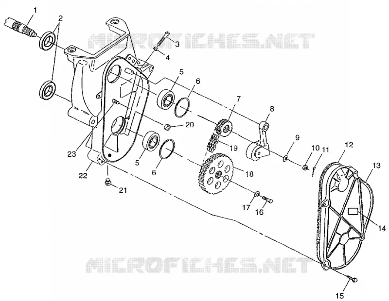 CARTER DE CHAINEE 440 XCR 0971660 (4937893789B006)