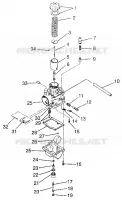 CARBURATEUR WIDETRAK GT 0972061 AND EUROPEAN WIDETRAK GT E972061 (4938173817C008)