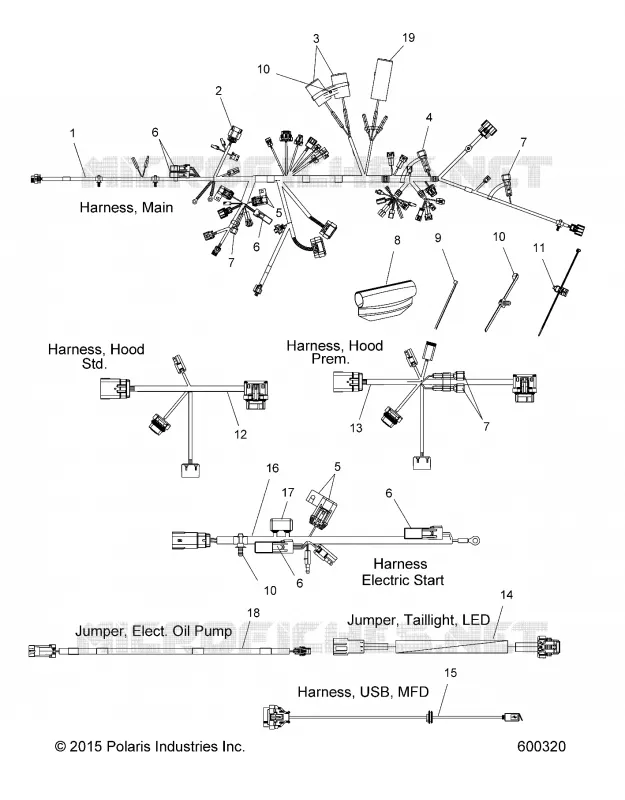 ELECTRICITE, WIRE HARNESS