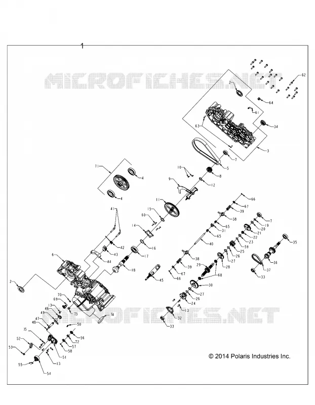 SYSTÈME DE TRANSMISSION, PONT PRINCIPAL