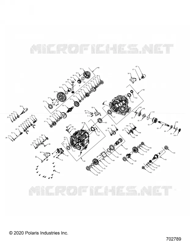 SYSTÃˆME DE TRANSMISSION, MAIN GEARCASE INTERNALS
