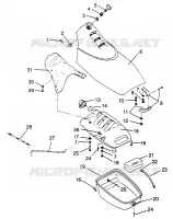 COFFRE AVANT SL 700 B964066 and  Intl. SL 700 I964066 (4935633563A008)