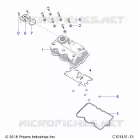 ENGINE, COUVERCLE SOUPAPE