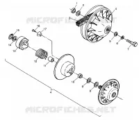 EMBRAYAGE DE TRANSMISSION MAGNUM 6X6 W97AE42A AND SWEDISH MAGNUM 6X6 S97AE42E (4940754075C011)