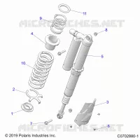 SUSPENSION ARRIERE SHOCK MOUNTING