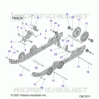 SUSPENSION ARRIERE AND TRACK