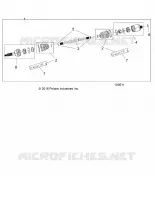 SYSTEME DE TRANSMISSION, HALF SHAFT, REAR