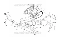 COUVERCLE D'EMBRAYAGE ASSEMBLY 350 2X4