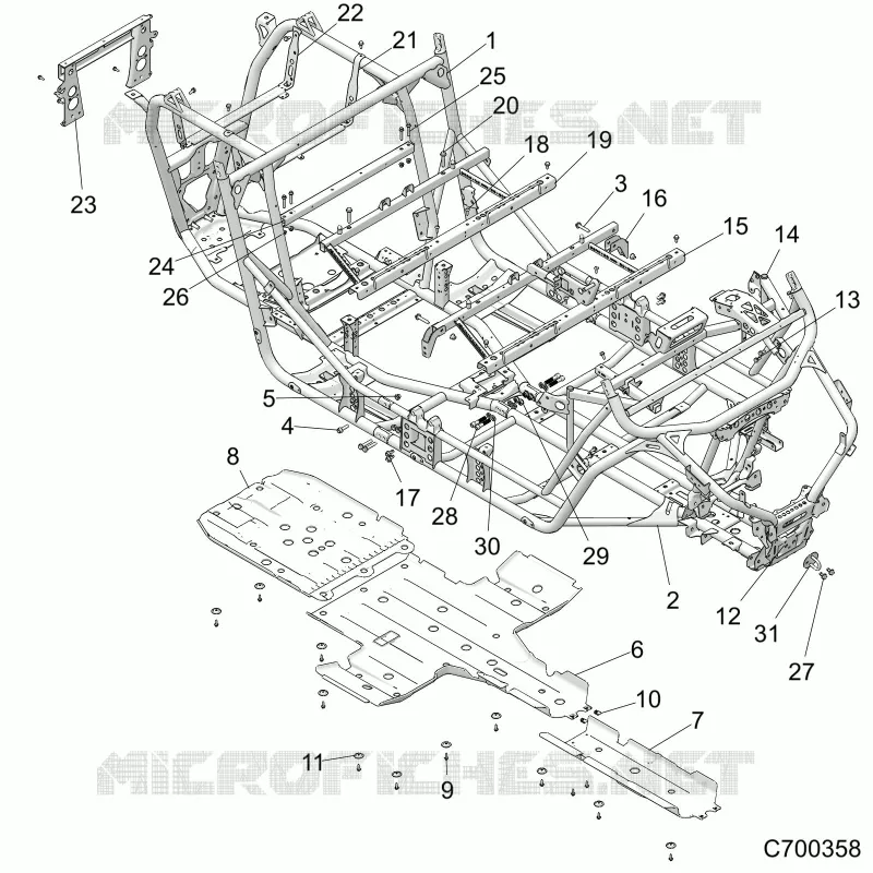CHASSIS, CHASSIS AND SKID PLATES
