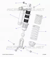SUSPENSION, AMORTISSEUR AVANT MOUNTING, STANDARD/PREMIUM