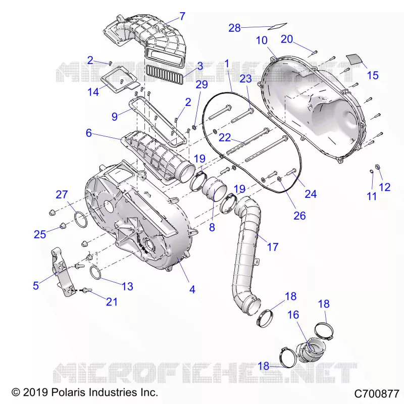 SYSTÃˆME DE TRANSMISSION, CLUTCH COVER AND DUCTING