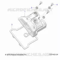 ENGINE, COUVERCLE SOUPAPE