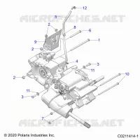 SYSTÃˆME DE TRANSMISSION, MAIN GEARCASE MOUNTING