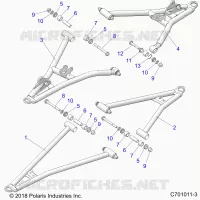 SUSPENSION AVANT CONTROL ARMS