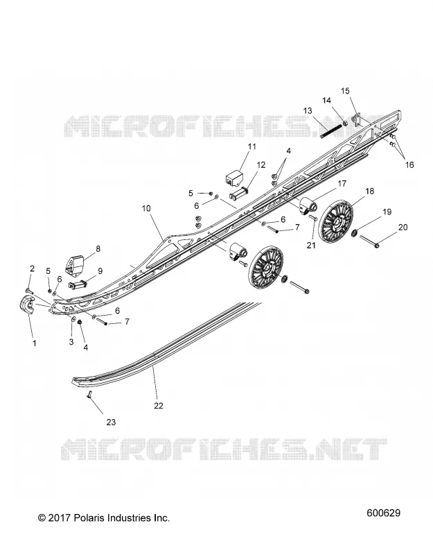 SUSPENSION, FIXATION RAIL