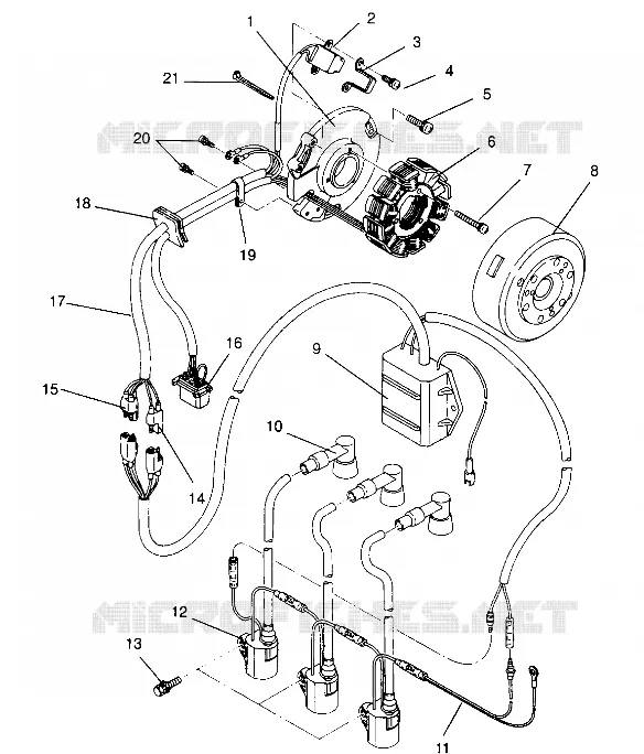 STATOR ASSEMBLY XLT Special (Xtra) 0946767 (4927112711038A)