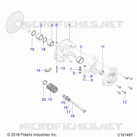 SYSTEME DE TRANSMISSION, PRIMARY CLUTCH