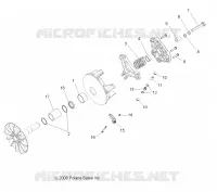 SYSTÈME DE TRANSMISSION, PRIMARY CLUTCH