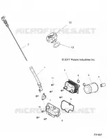 ENGINE, DIPSTICK, CAP AND FILTRE A HUILE