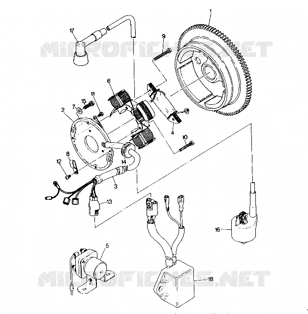 STATOR ASSEMBLY 250 2X4/W927527 (4922862286038A)