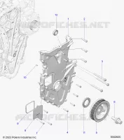MOTEUR, FRONT COVER ASSEMBLY