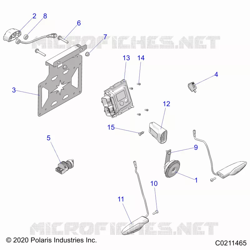 ELECTRICITE, SWITCHES, HORN AND ECM