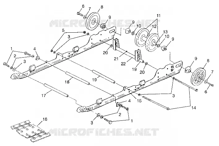 SUSPENSION 700 XC 0981766 AND EUROPEAN 700 XC E981766 (4944154415B012)