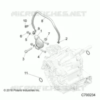 DRIVE TRAIN, MAIN SUPPORT PONT