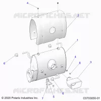 ENGINE, ECHAPPEMENT, SILENCER AND RELATED